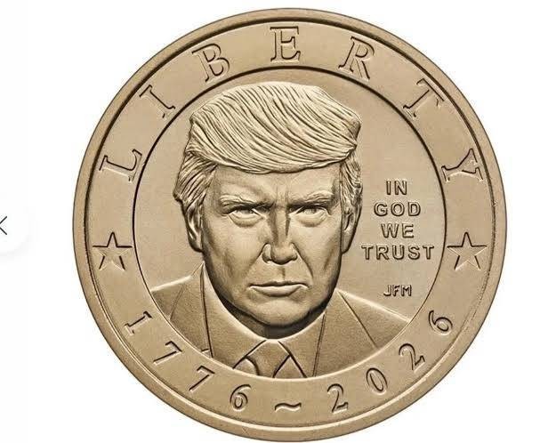 Donald Trump 2026-P Semiquincentennial 1 Dollar Coin. Fresh From The US MINT Donald Trump 2026-P Semiquincentennial 1 Dollar Coin. Fresh From The US MINT
