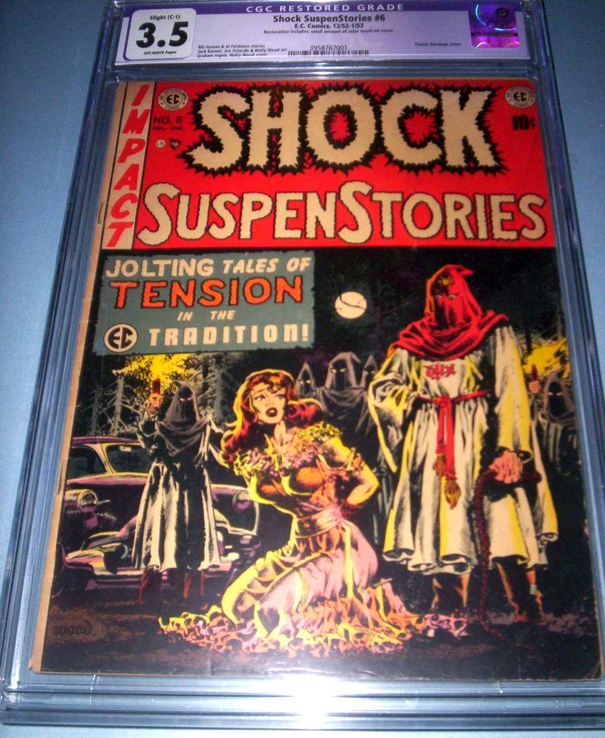 Shock Suspenstories #6 CGC 3.5 1952 #3958767001 Shock Suspenstories #6 CGC 3.5 1952 #3958767001