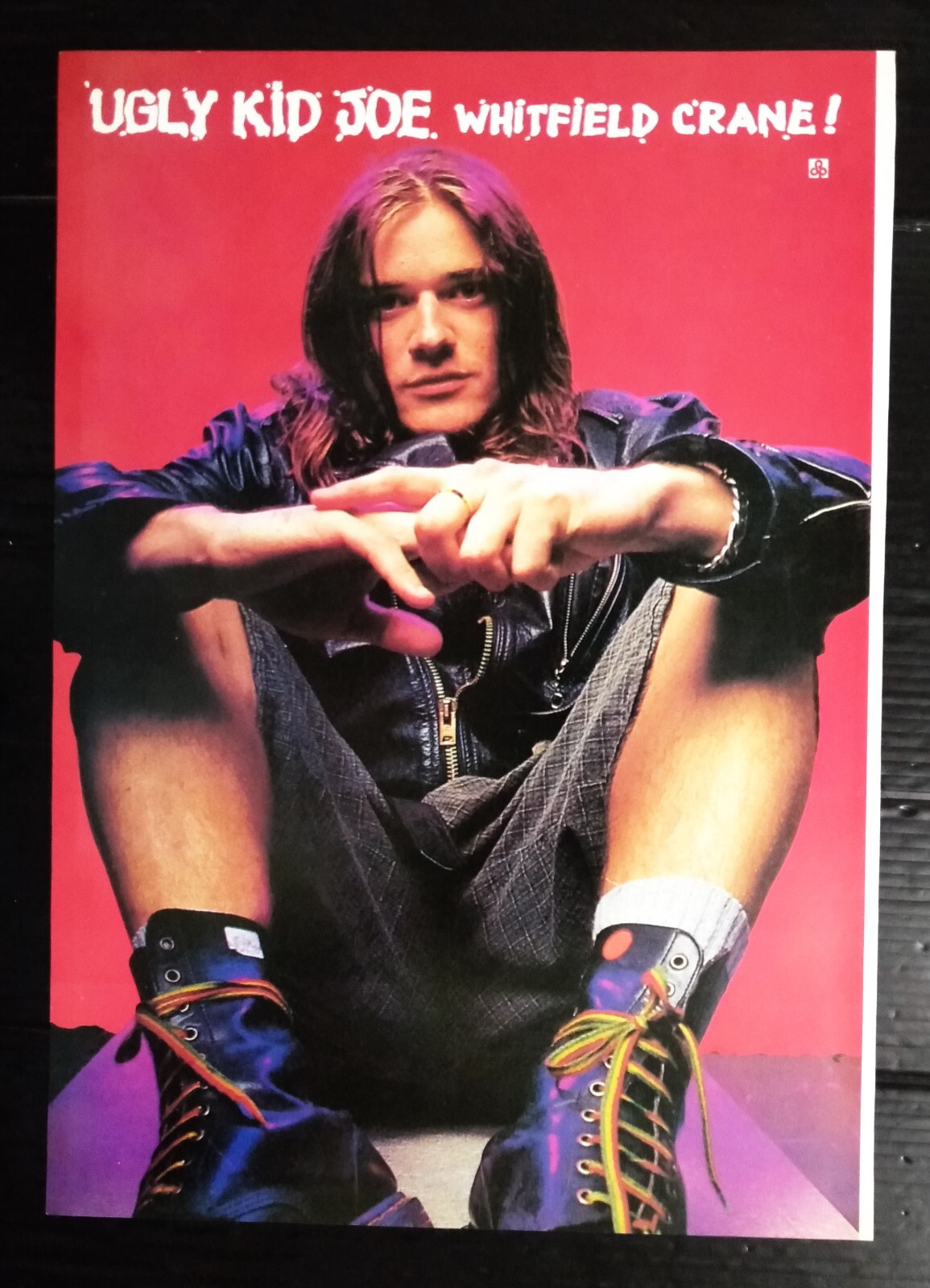 C8 Ugly Kid Joe Whitfield Crane Vintage Thailand ONLY 1 COLOR PAGE MEGA RARE C8 Ugly Kid Joe Whitfield Crane Vintage Thailand ONLY 1 COLOR PAGE MEGA RARE