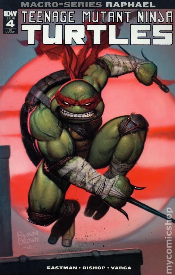 Teenage Mutant Ninja Turtles Macro-Series #4RI Brown 1:10 NM- 9.2 2018