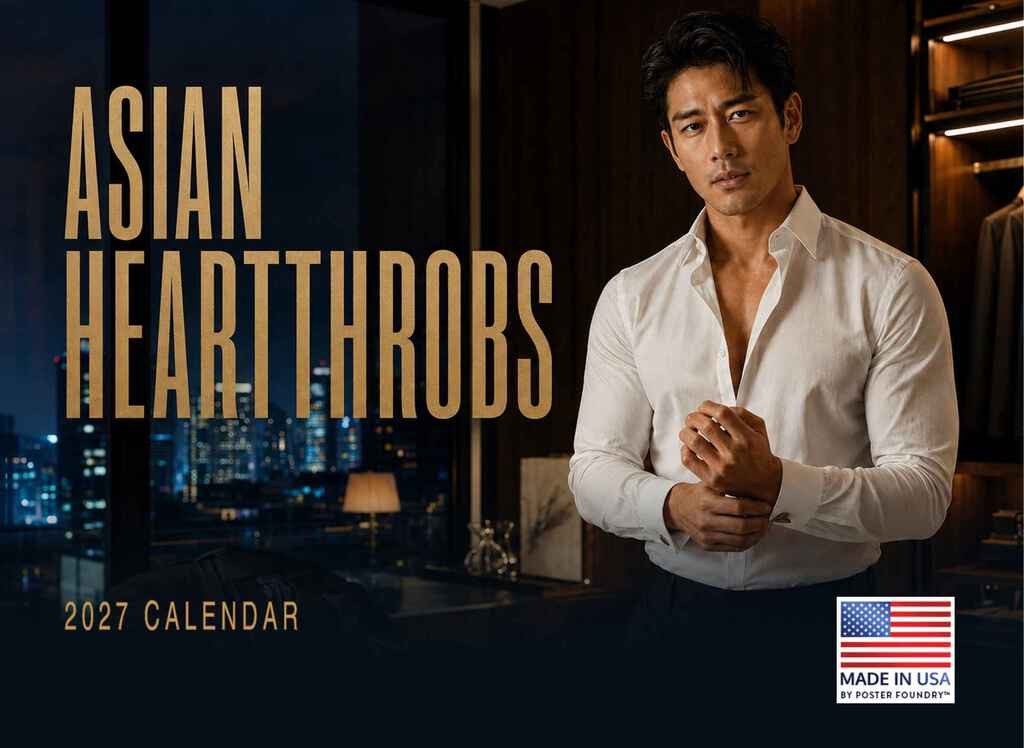 Asian Heartthrob Hot Guys Pinups Wall Calendar 2027 Hot Guy Modern Pinup Asian Heartthrob Hot Guys Pinups Wall Calendar 2027 Hot Guy Modern Pinup