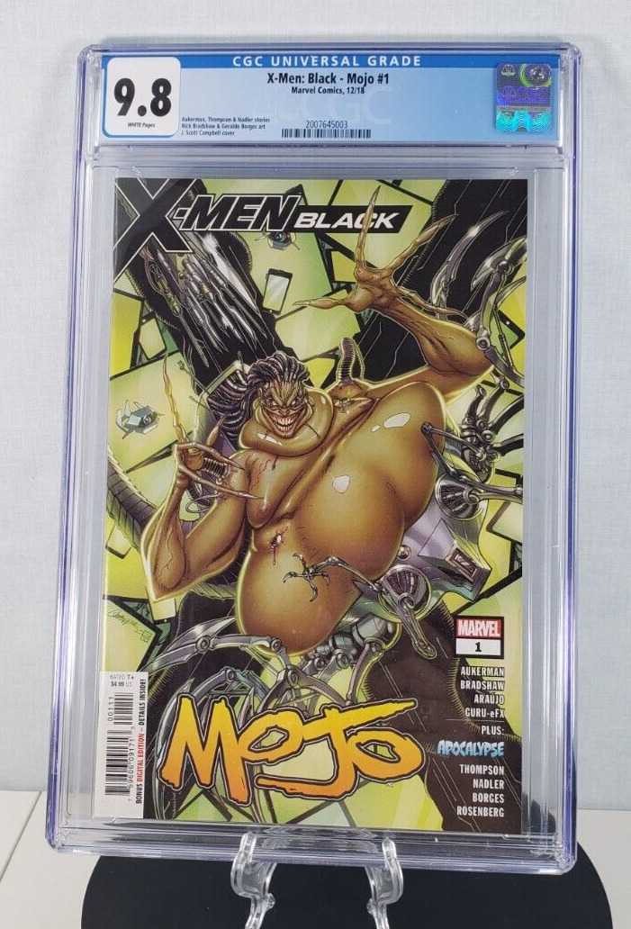 X-Men Black Mojo #1 CGC 9.8 J Scott Campbell Regular A Cover
