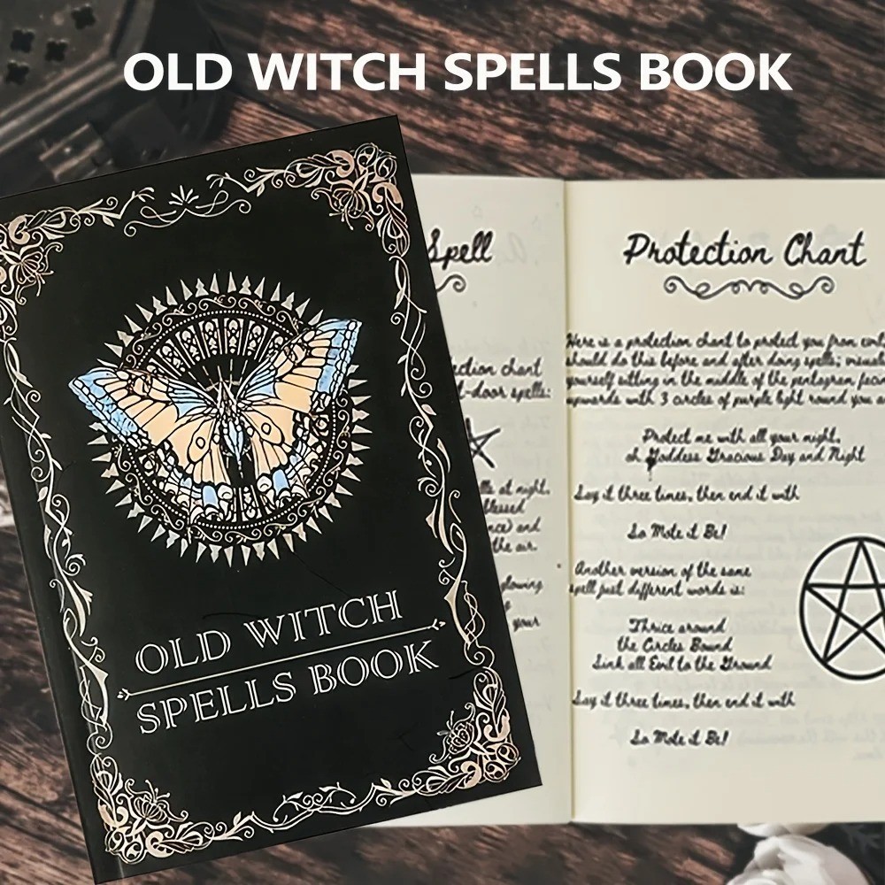 Old Witch Spells Book Essential Tool for Witches & Wizard Beginners pin Old Witch Spells Book Essential Tool for Witches & Wizard Beginners pin
