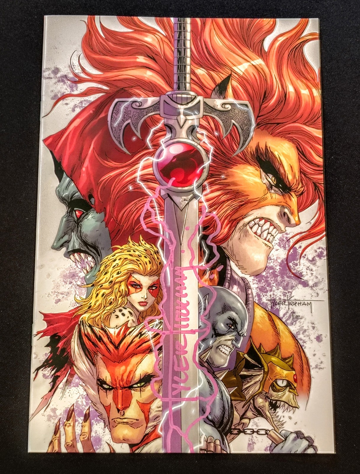 Thundercats #6 Tyler Kirkham Variant SDCC Exclusive Custom Lightning Signature Thundercats #6 Tyler Kirkham Variant SDCC Exclusive Custom Lightning Signature