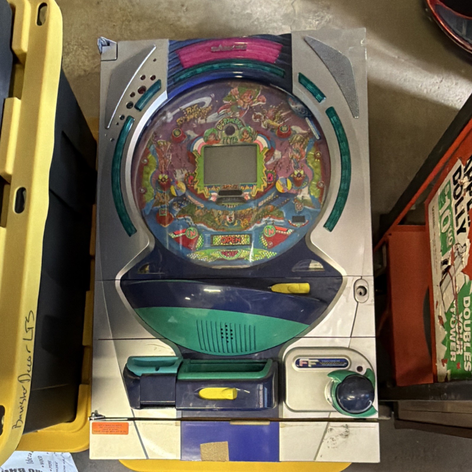 Sankyo Big Powerful Fever Japanese Pachinko Machine Arcade Game Entertainment Sankyo Big Powerful Fever Japanese Pachinko Machine Arcade Game Entertainment