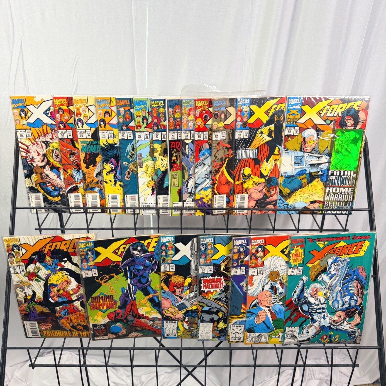 Marvel X-Force 18-37 lot Fatal Attractions X-Cutioner\'s Song 90s Marvel X-Force 18-37 lot Fatal Attractions X-Cutioner\'s Song 90s