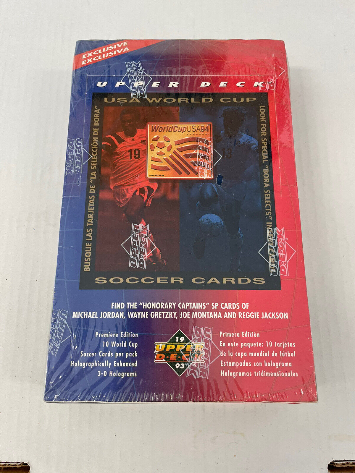 1994 Upper Deck World Cup English/Spanish Soccer Factory Sealed Box