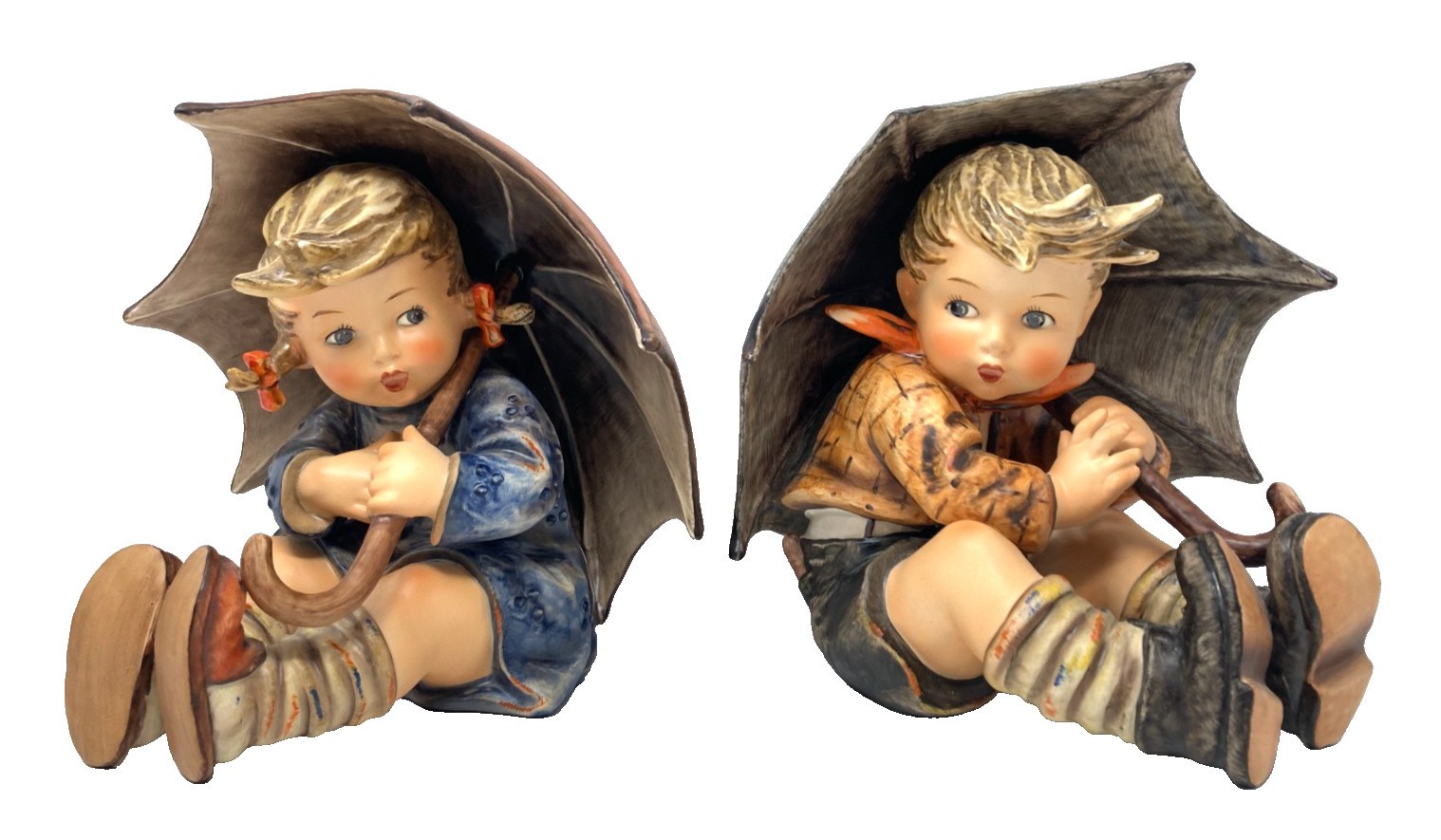 Goebel Hummel Umbrella Boy and Girl 8 Goebel Hummel Umbrella Boy and Girl 8
