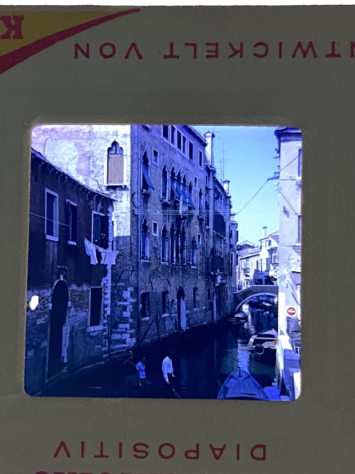 Venice Italy Canal Vtg 35mm Color Photo Slide July 1968 Venice Italy Canal Vtg 35mm Color Photo Slide July 1968