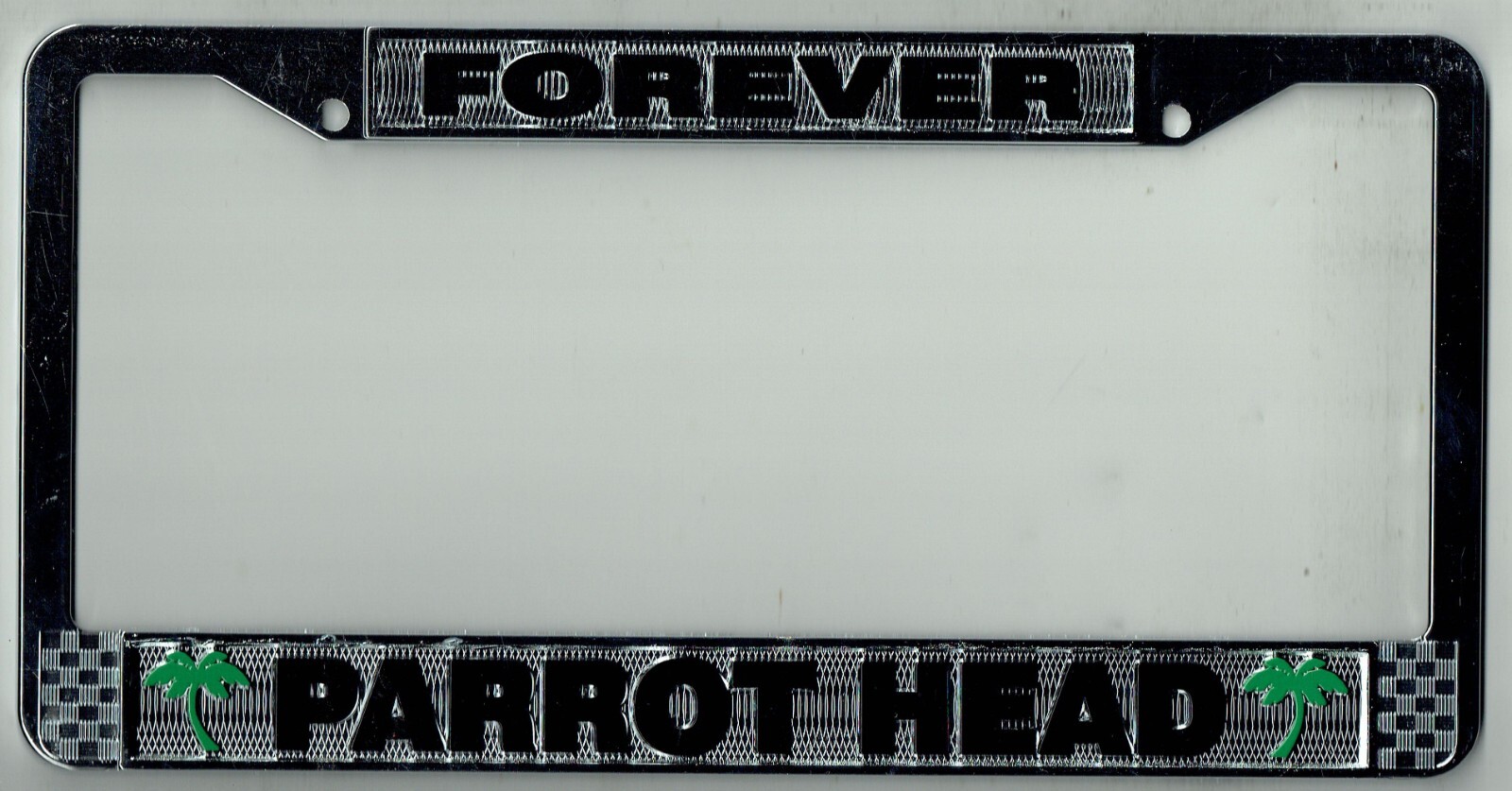 FOREVER Parrot Head Jimmy Buffett Margaritaville Vintage License Plate Frame HTF FOREVER Parrot Head Jimmy Buffett Margaritaville Vintage License Plate Frame HTF