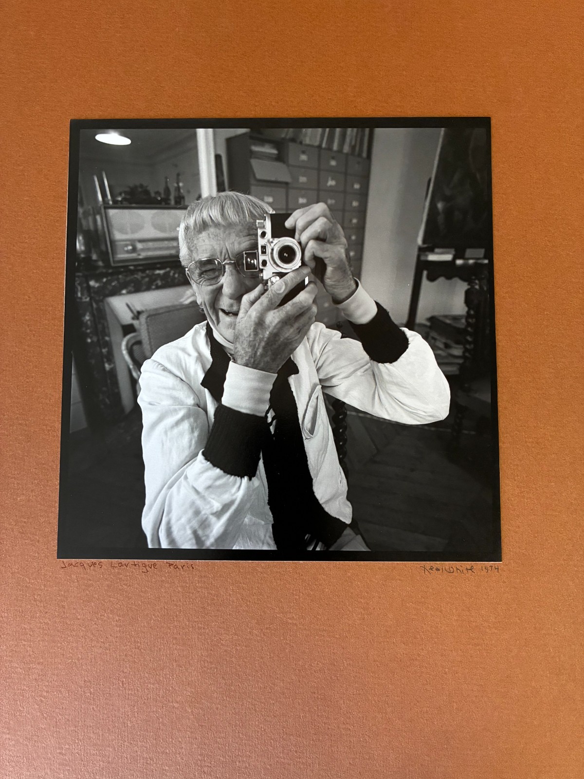 Jacques Henri Lartigue Paris 1974 Vintage Photograph Signed Neal White