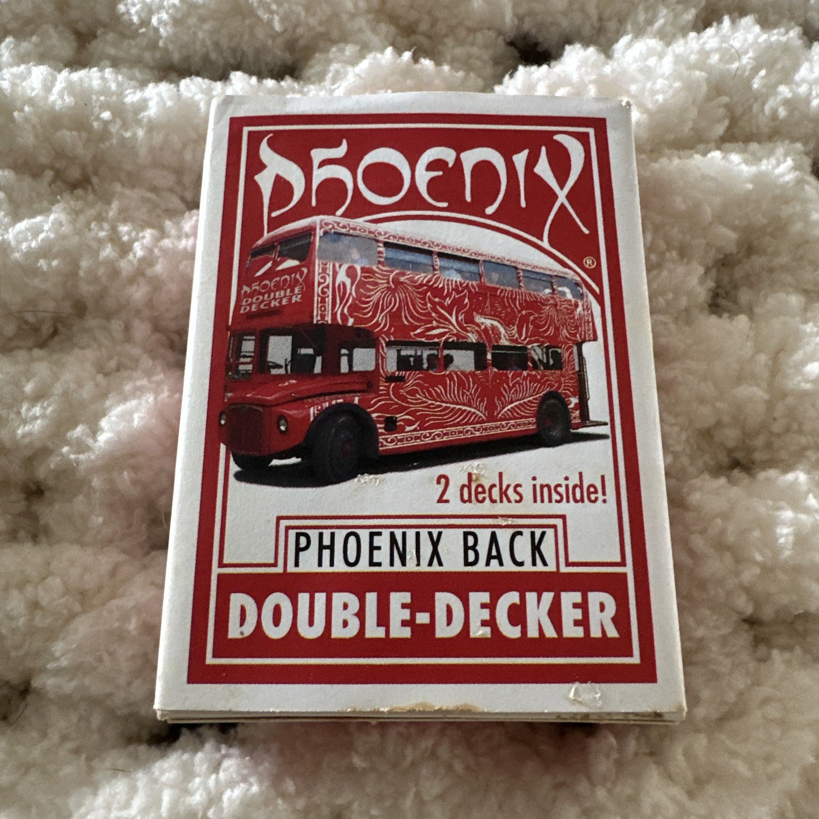 Phoenix Double-Decker Playing Cards by Card-Shark Red Back / Standard Faces EU
