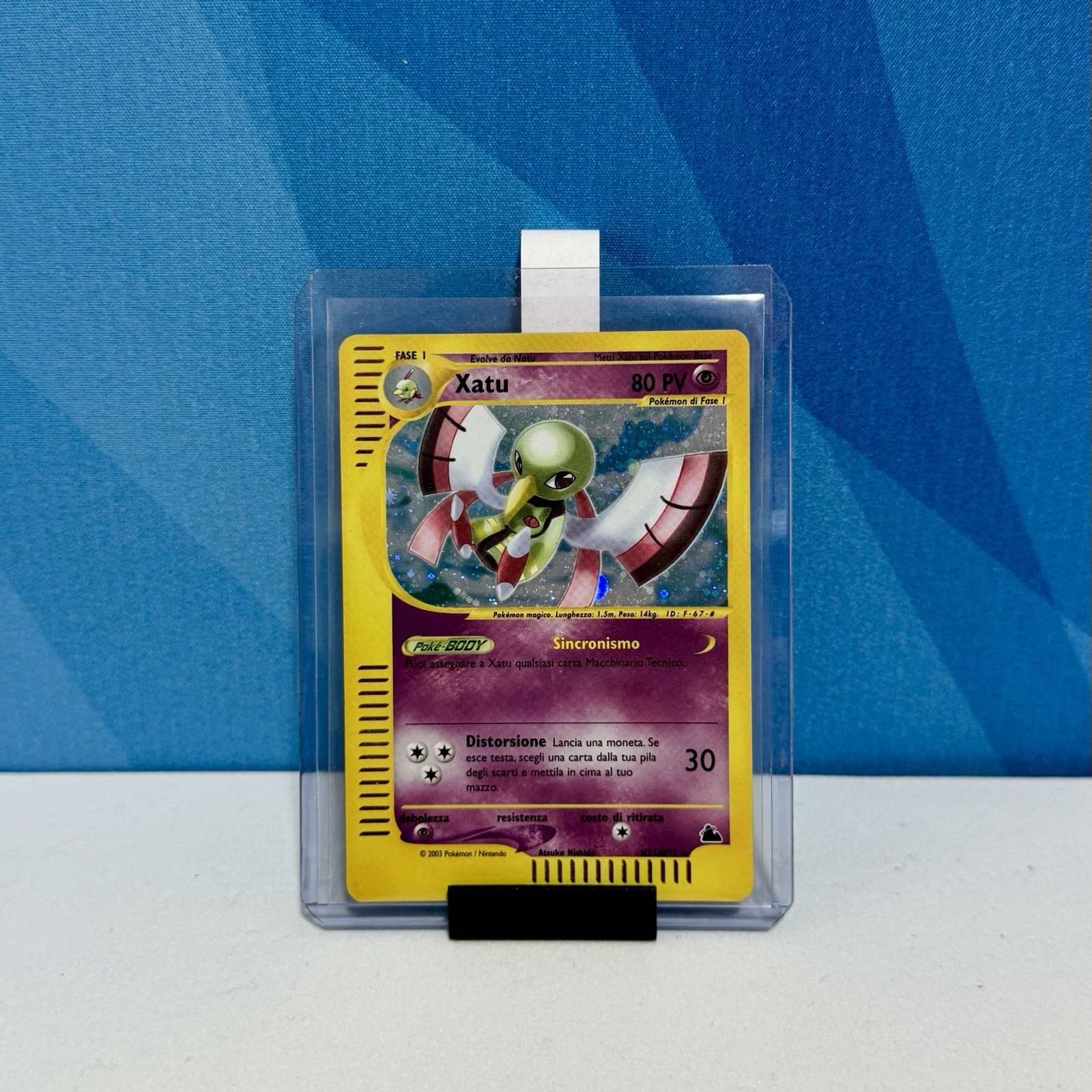 Pokemon Card Xatu Holo H32/H32 Skyridge ITA Italian E-Series EXC Pokemon Card Xatu Holo H32/H32 Skyridge ITA Italian E-Series EXC