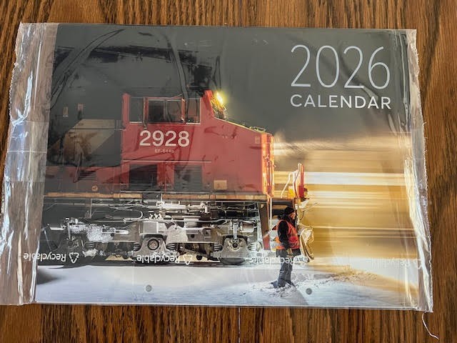 CN Canadian National Railway (Railroad) 2026 Wall Calendar