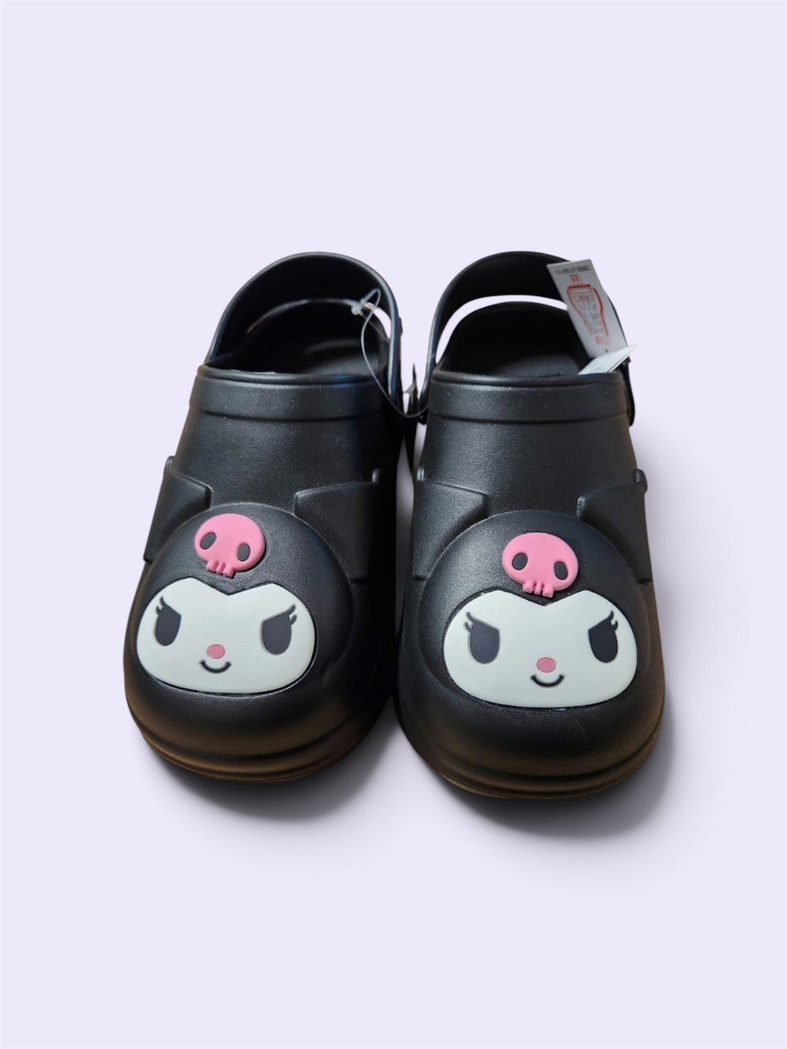 Sanrio Kuromi My Melody thick Clog Sandals M Size Japan Cute Pink Black crocs Sanrio Kuromi My Melody thick Clog Sandals M Size Japan Cute Pink Black crocs