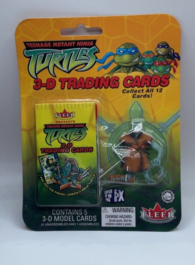 2003 FLEER Teenage Mutant Ninja Turtles 3-D Trading Cards Splinter