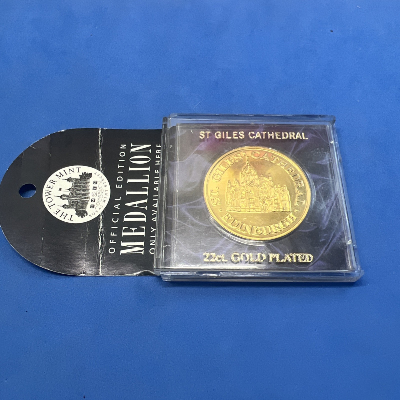 St. Giles Cathedral -Edinburgh 22ct Gold Plated Collectible Medallion-U.K St. Giles Cathedral -Edinburgh 22ct Gold Plated Collectible Medallion-U.K