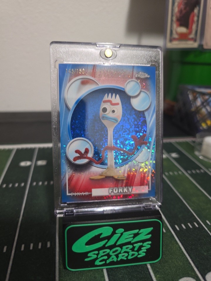Topps 2019 Topps Chrome Pixar Disney Toy Story Forky #192 Serial #145/150 Topps 2019 Topps Chrome Pixar Disney Toy Story Forky #192 Serial #145/150