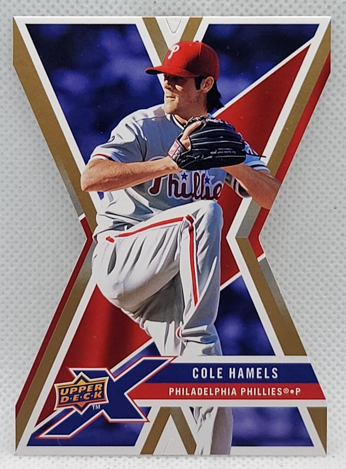 2008 Upper Deck X Cole Hamels Philadelphia Phillies #74