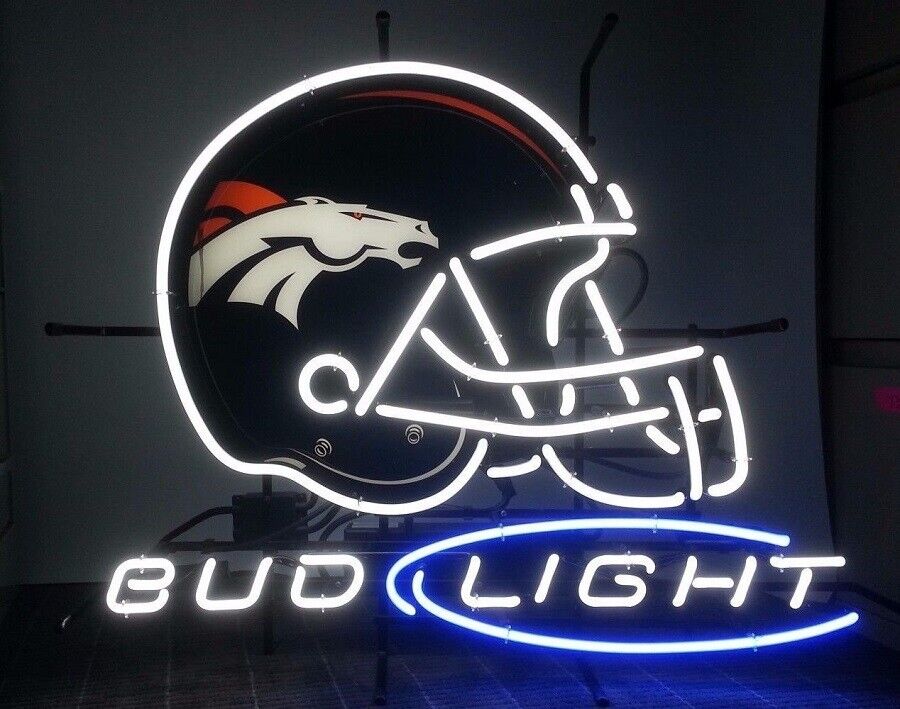 Denver Broncos Logo Helmet Light 24\