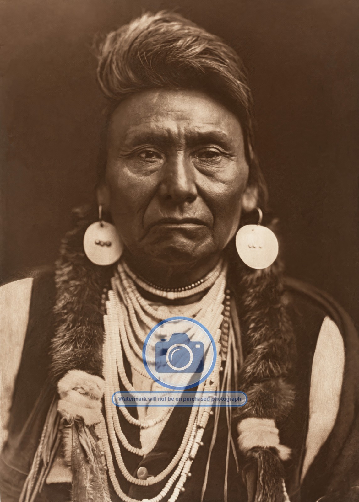 CHIEF JOSEPH NATIVE AMERICAN LEADER OF NEZ PERCE 5X7 PHOTO