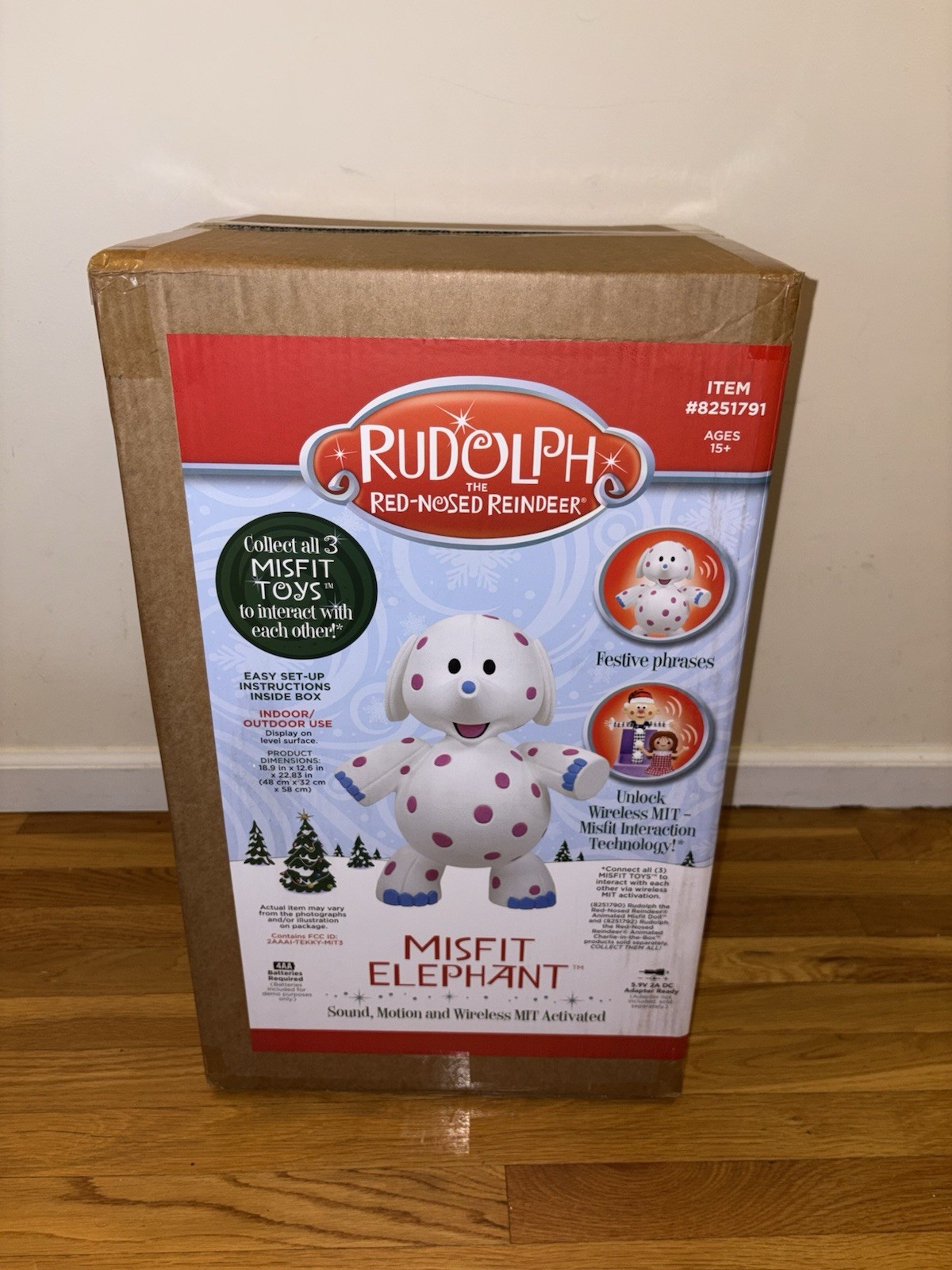 2' Misfit Spotted Elephant Rudolph the Red Nosed Reindeer Christmas Decor NEW 2' Misfit Spotted Elephant Rudolph the Red Nosed Reindeer Christmas Decor NEW