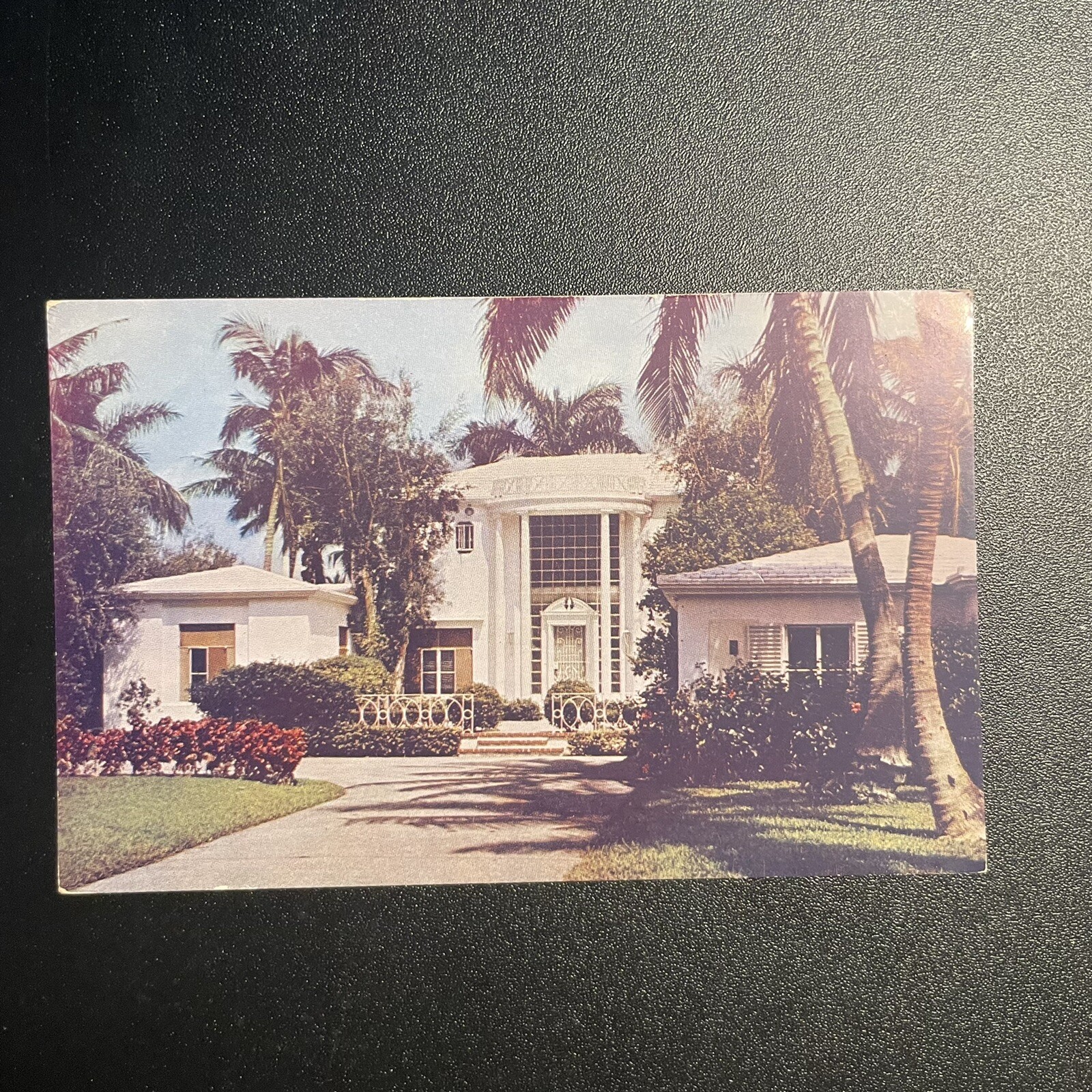 Vintage Postcard Florida Miami Beach FL Beautiful Home B36 Vintage Postcard Florida Miami Beach FL Beautiful Home B36