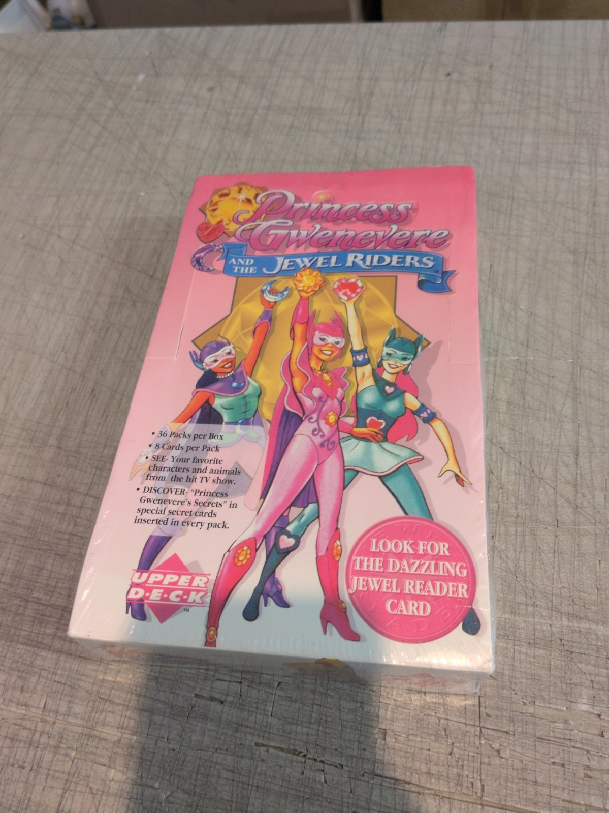 Vintage Princess Gwenevere and The Jewel Riders 1996 Sealed Booster Box 36 Packs Vintage Princess Gwenevere and The Jewel Riders 1996 Sealed Booster Box 36 Packs