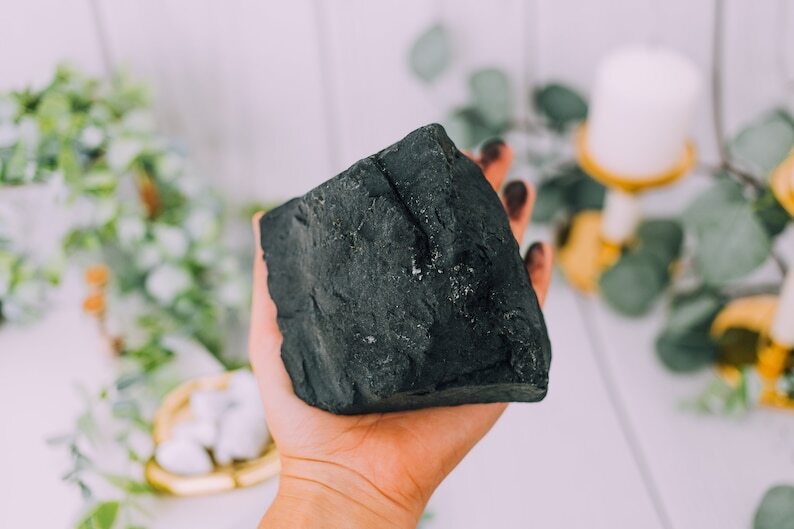 GIANT Black Shungite Stones Large Raw Healing Crystals Natural Lapidary Rocks GIANT Black Shungite Stones Large Raw Healing Crystals Natural Lapidary Rocks