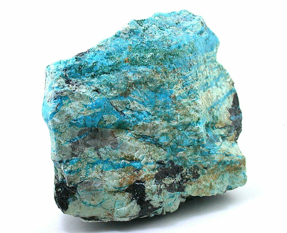388 Gram RARE Arizona Banded Blue Silica Turquoise Cabochon Cab Gemstone Rough 