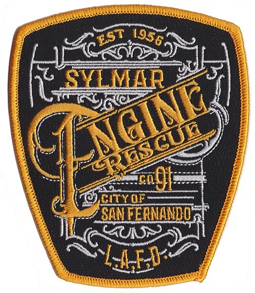 LAFD Station 91 Engine Rescue City of Fernando Fire Patch NEW LAFD Station 91 Engine Rescue City of Fernando Fire Patch NEW