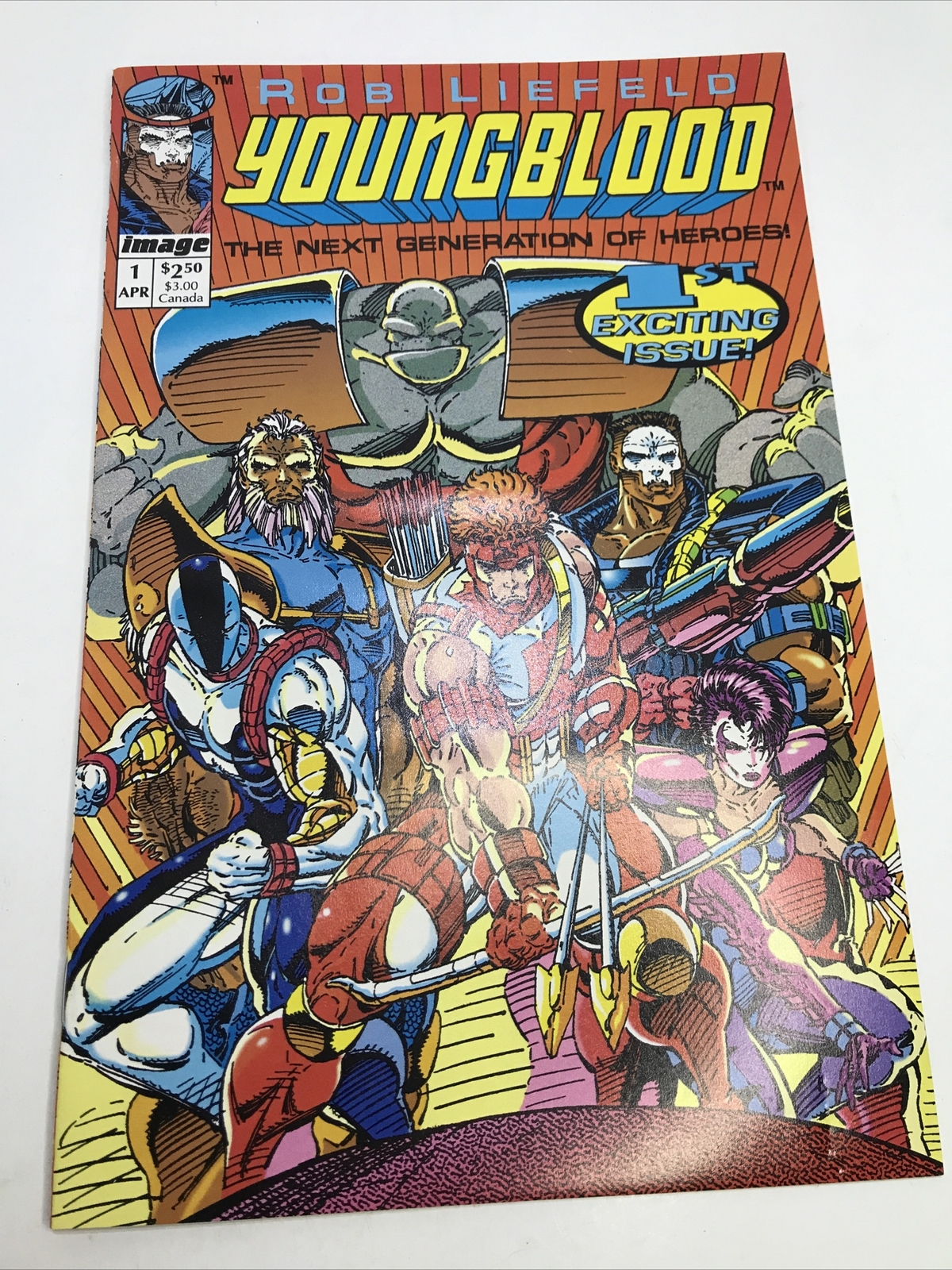 Youngblood #1 - 1992 - 1st Image title Cards intact (B466) Youngblood #1 - 1992 - 1st Image title Cards intact (B466)