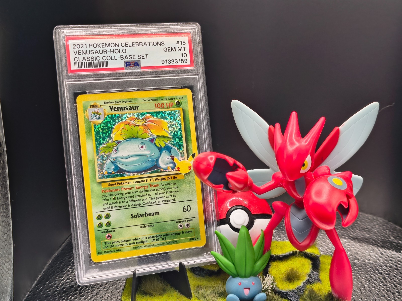 PSA 10 GEM MINT Venusaur 15/102 Holo Celebrations Eng PSA 10 GEM MINT Venusaur 15/102 Holo Celebrations Eng