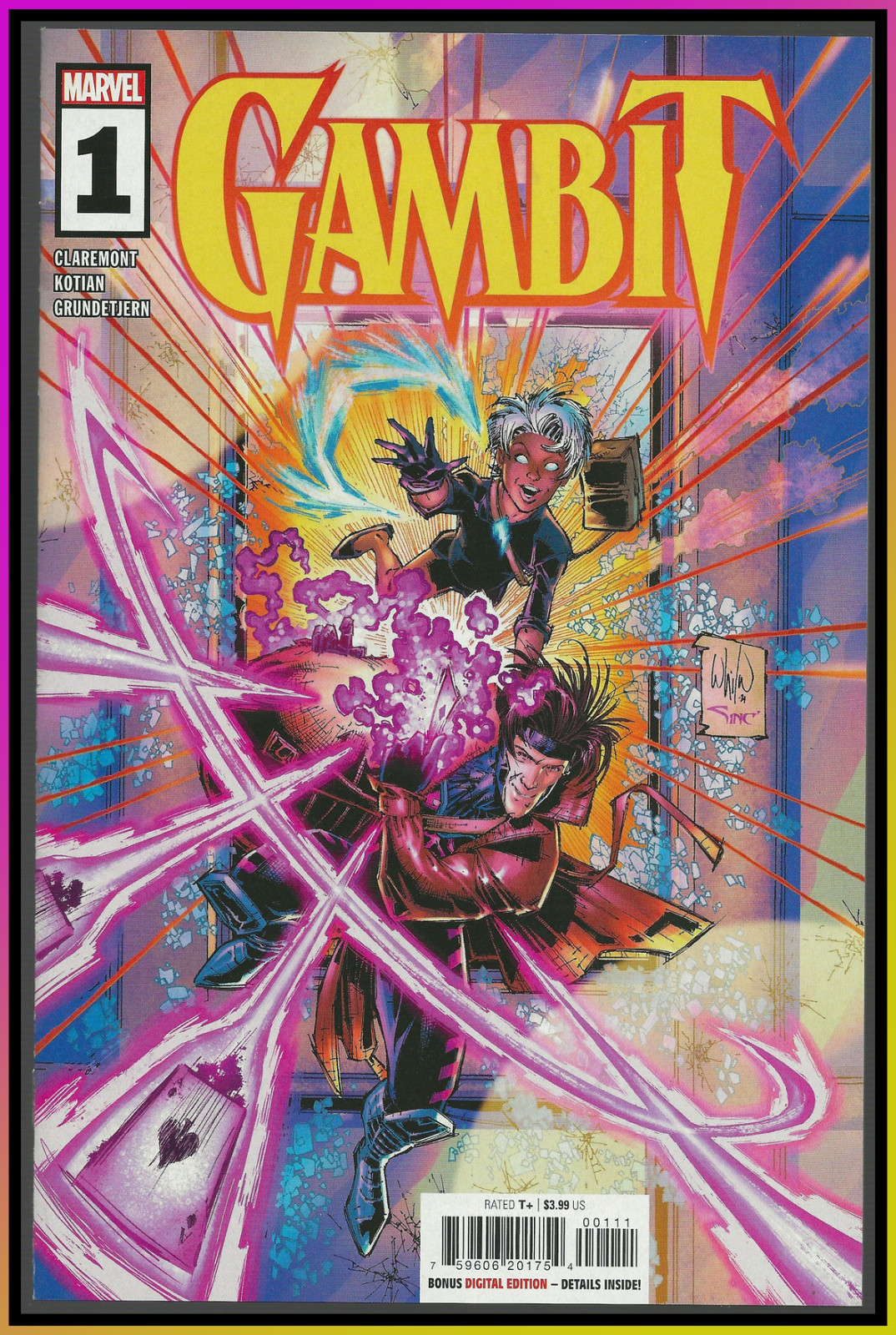 GAMBIT #1-A (2022) MAIN CVR 1ST PRINT STORM X-MEN MR & MRS X MARVEL 9.4 NM GAMBIT #1-A (2022) MAIN CVR 1ST PRINT STORM X-MEN MR & MRS X MARVEL 9.4 NM