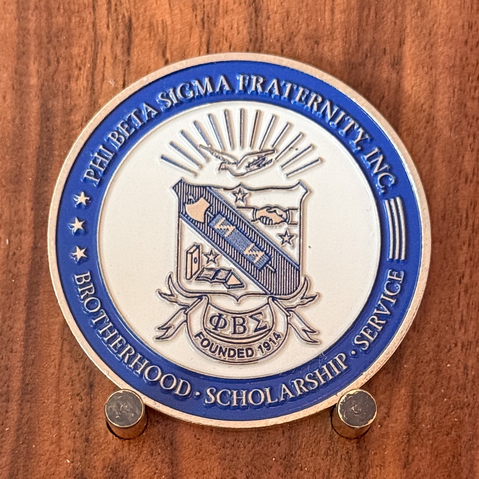Phi Beta Sigma Fraternity Dove Emblem Themed Challenge Coin W#20 Phi Beta Sigma Fraternity Dove Emblem Themed Challenge Coin W#20
