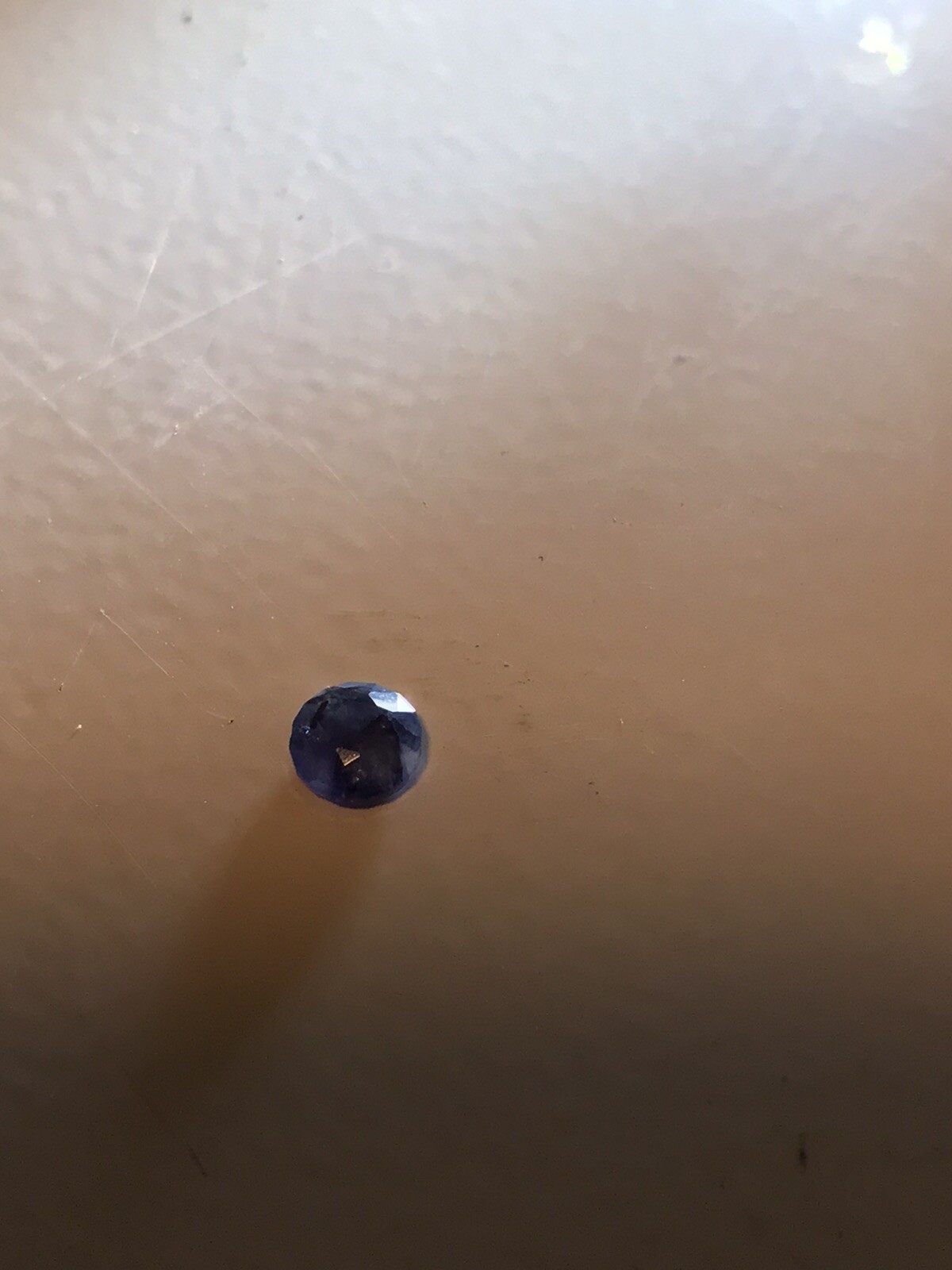 Faceted Blue Benitoite ✨.63ct Faceted Blue Benitoite ✨.63ct