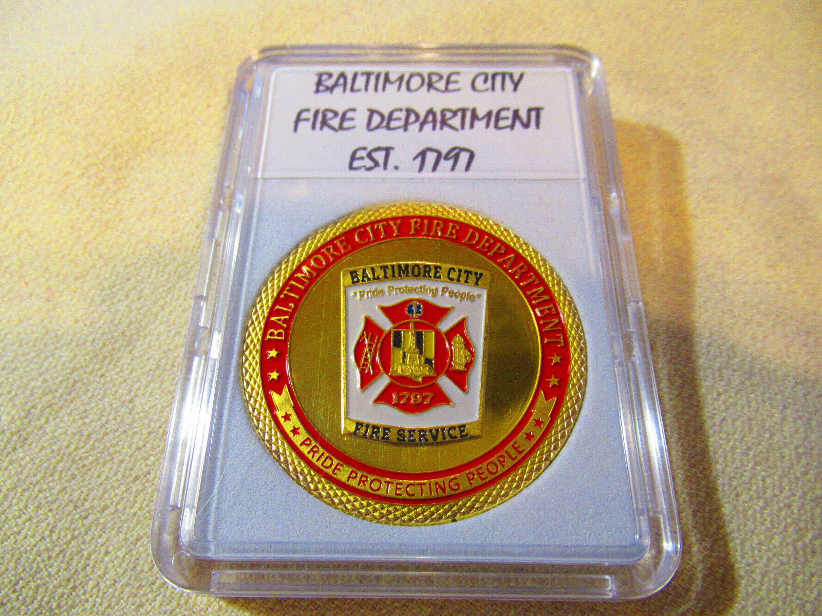BALTIMORE CITY FIRE DEPT. Challenge Coin 