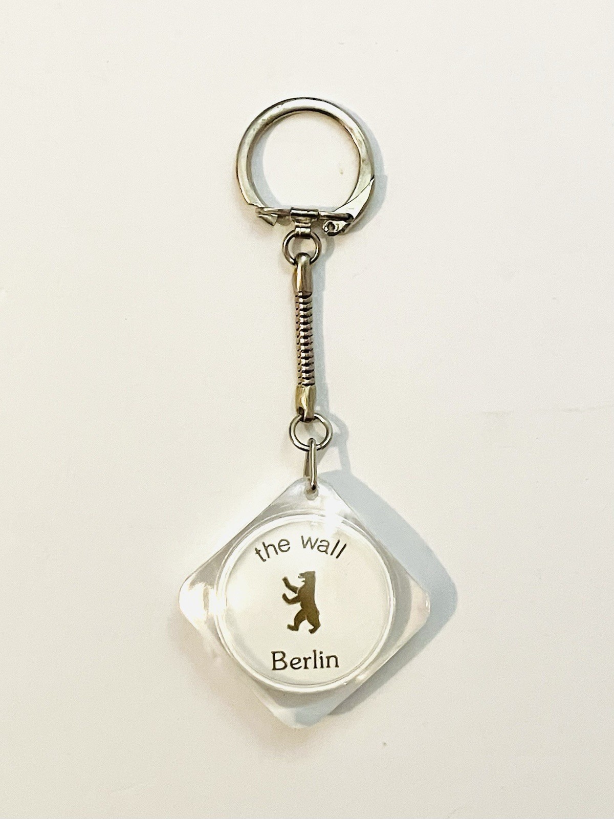 Authentic Piece Of Berlin Wall Souvenir Keychain Authentic Piece Of Berlin Wall Souvenir Keychain