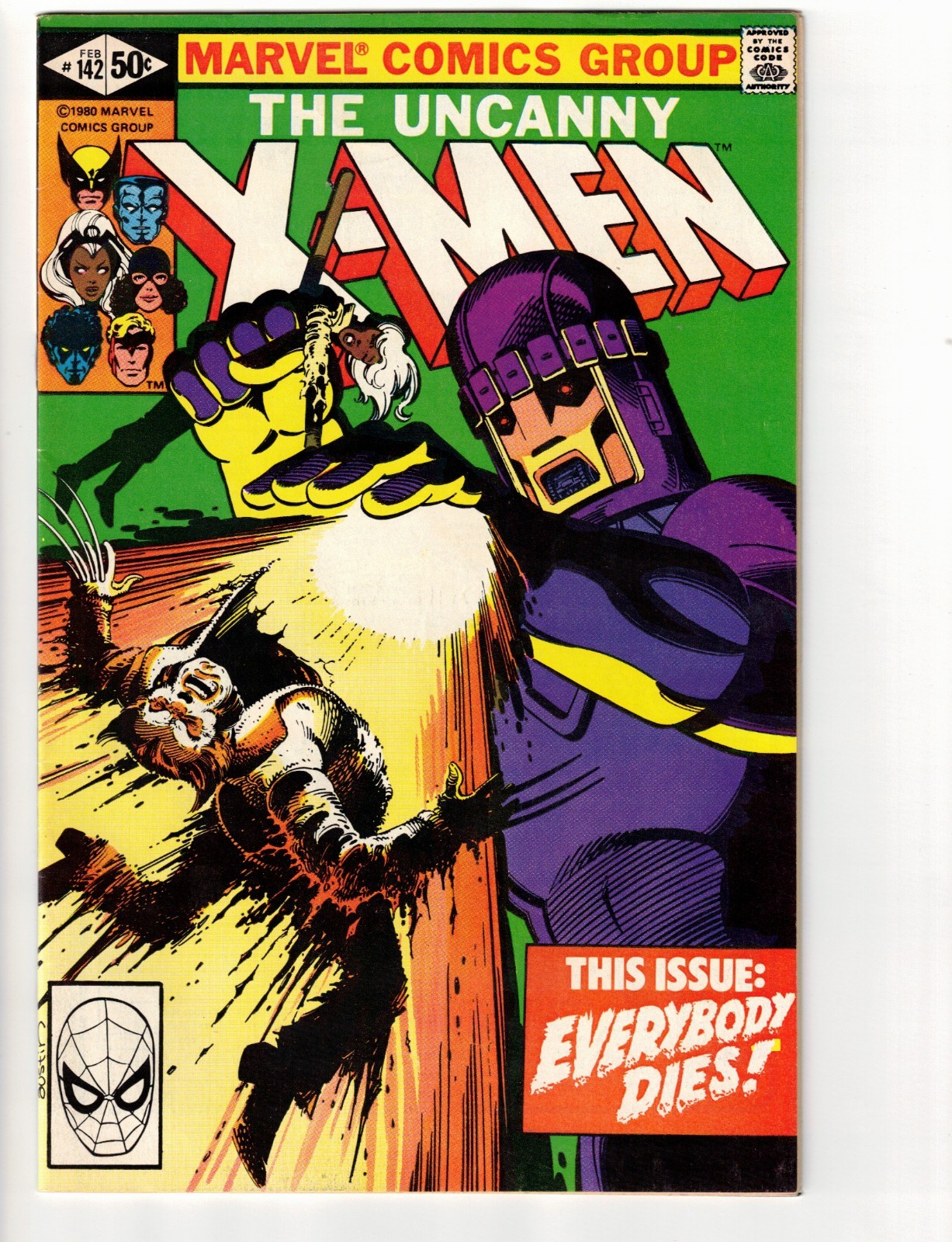 Uncanny X-Men #142 (Marvel 1981) DAYS OF FUTURE PAST Part 2 -Direct Variant Uncanny X-Men #142 (Marvel 1981) DAYS OF FUTURE PAST Part 2 -Direct Variant