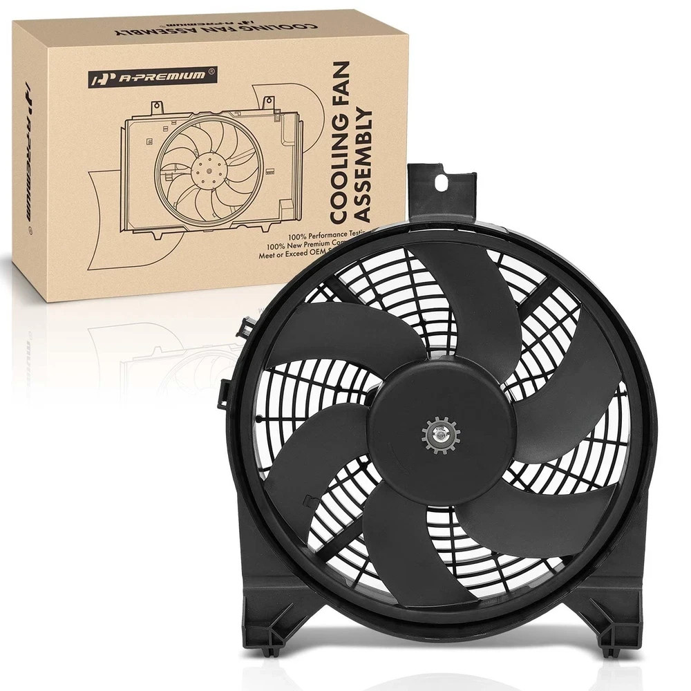 A-Premium A/C Condenser Fan Assembly Compatible with Select Nissan & Infiniti... A-Premium A/C Condenser Fan Assembly Compatible with Select Nissan & Infiniti...