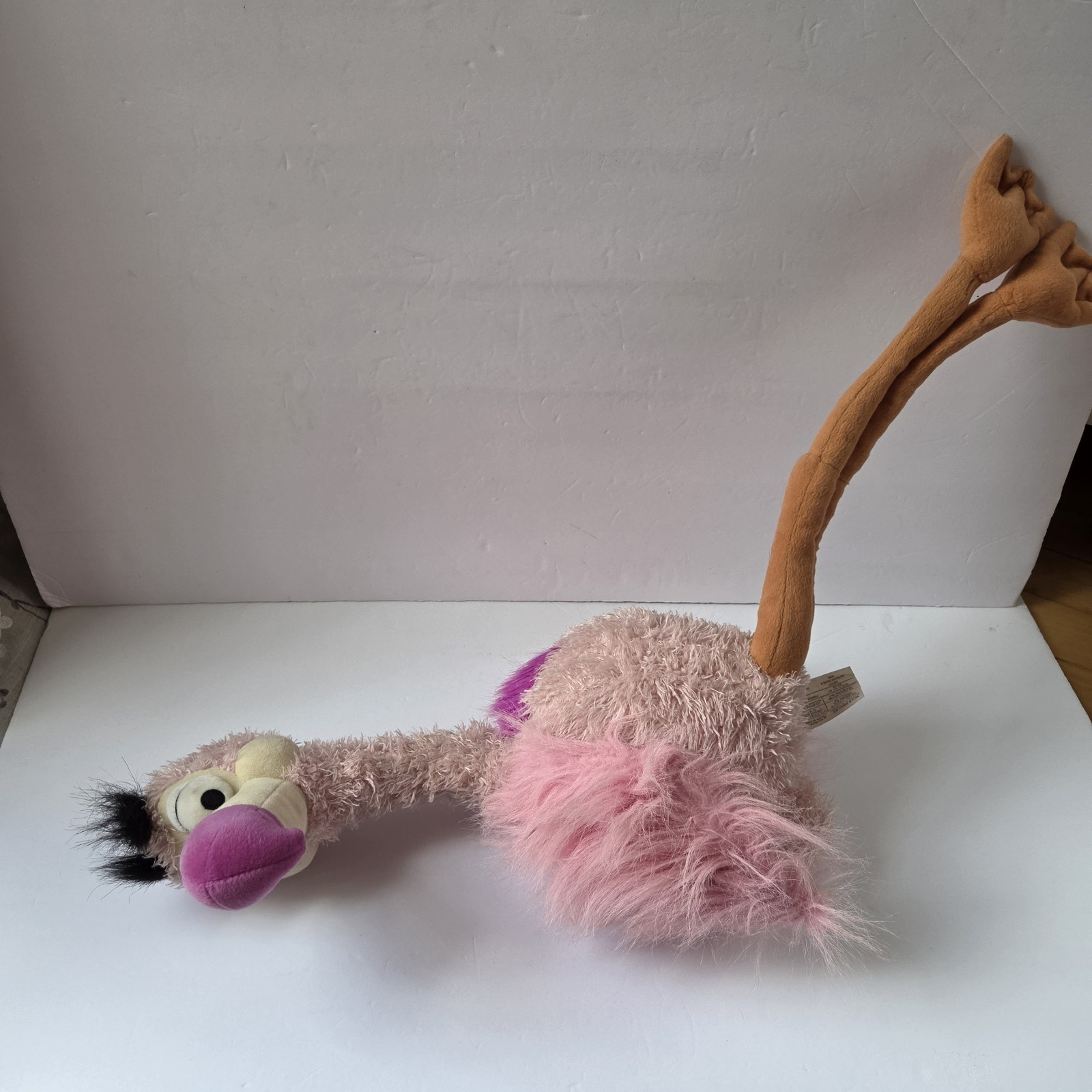 Retired Disney Alice in Wonderland Pink Flamingo Croquet Mallet Plush 28
