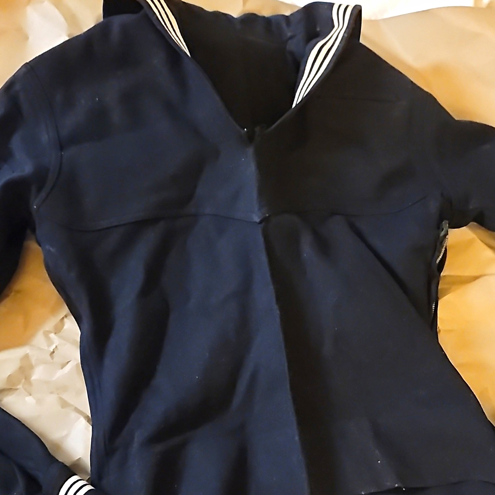 WW3 Naval Clothing Cracker US Navy Blue Wool Uniform Jumper Top Sailor Uniform WW3 Naval Clothing Cracker US Navy Blue Wool Uniform Jumper Top Sailor Uniform