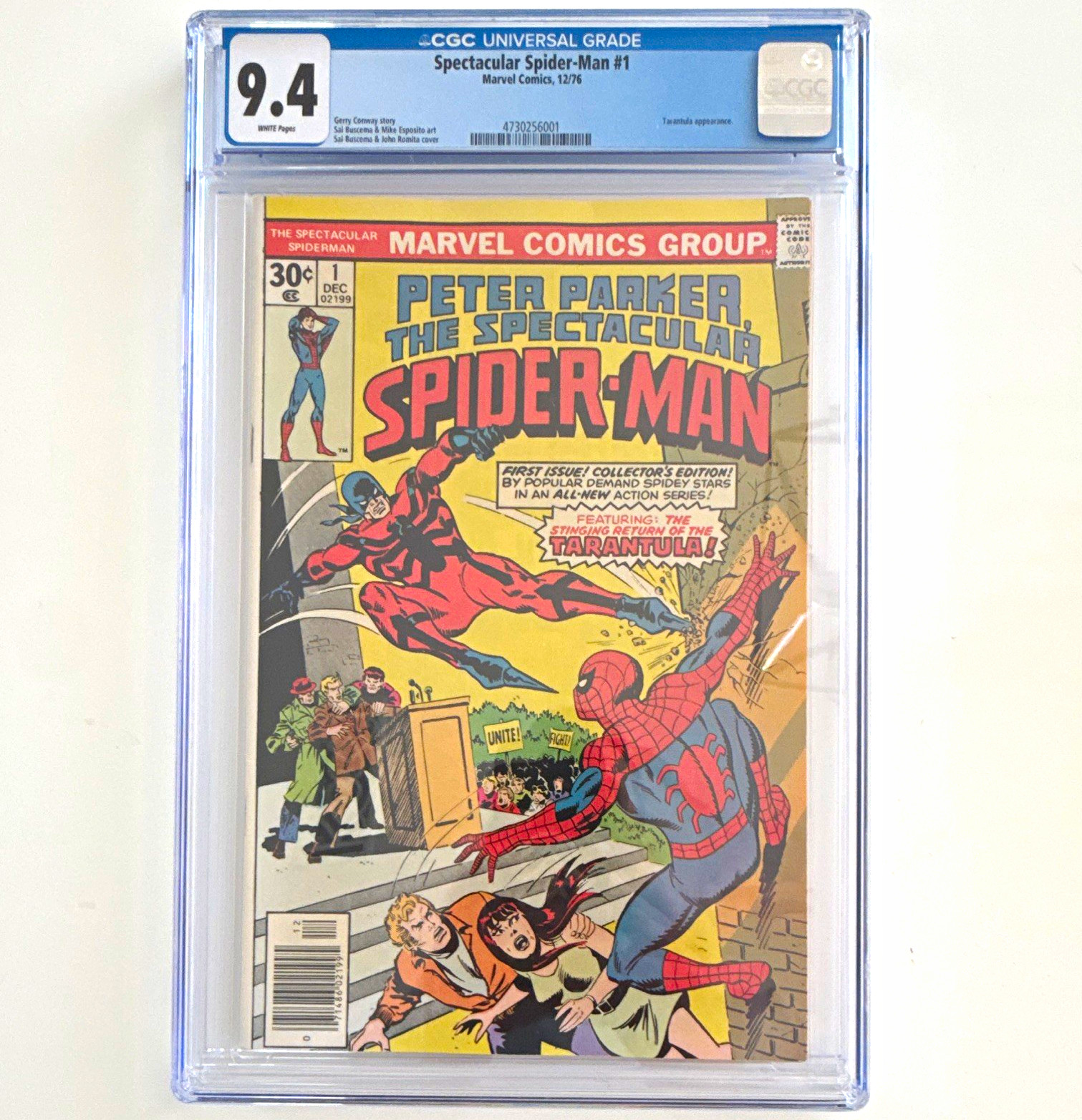 Marvel Peter Parker The Spectacular Spider-Man #1 (1976) CGC 9.4 Marvel Peter Parker The Spectacular Spider-Man #1 (1976) CGC 9.4