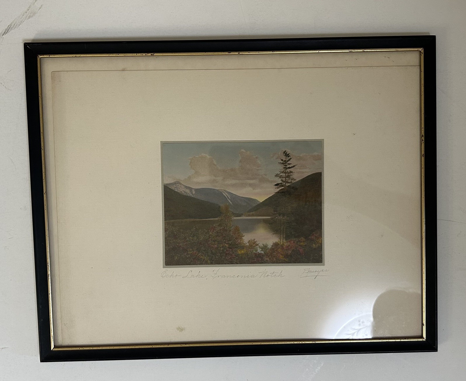 Charles Sawyer Photo Print Echo Lake, Franconia Notch NH, White Mountains Charles Sawyer Photo Print Echo Lake, Franconia Notch NH, White Mountains
