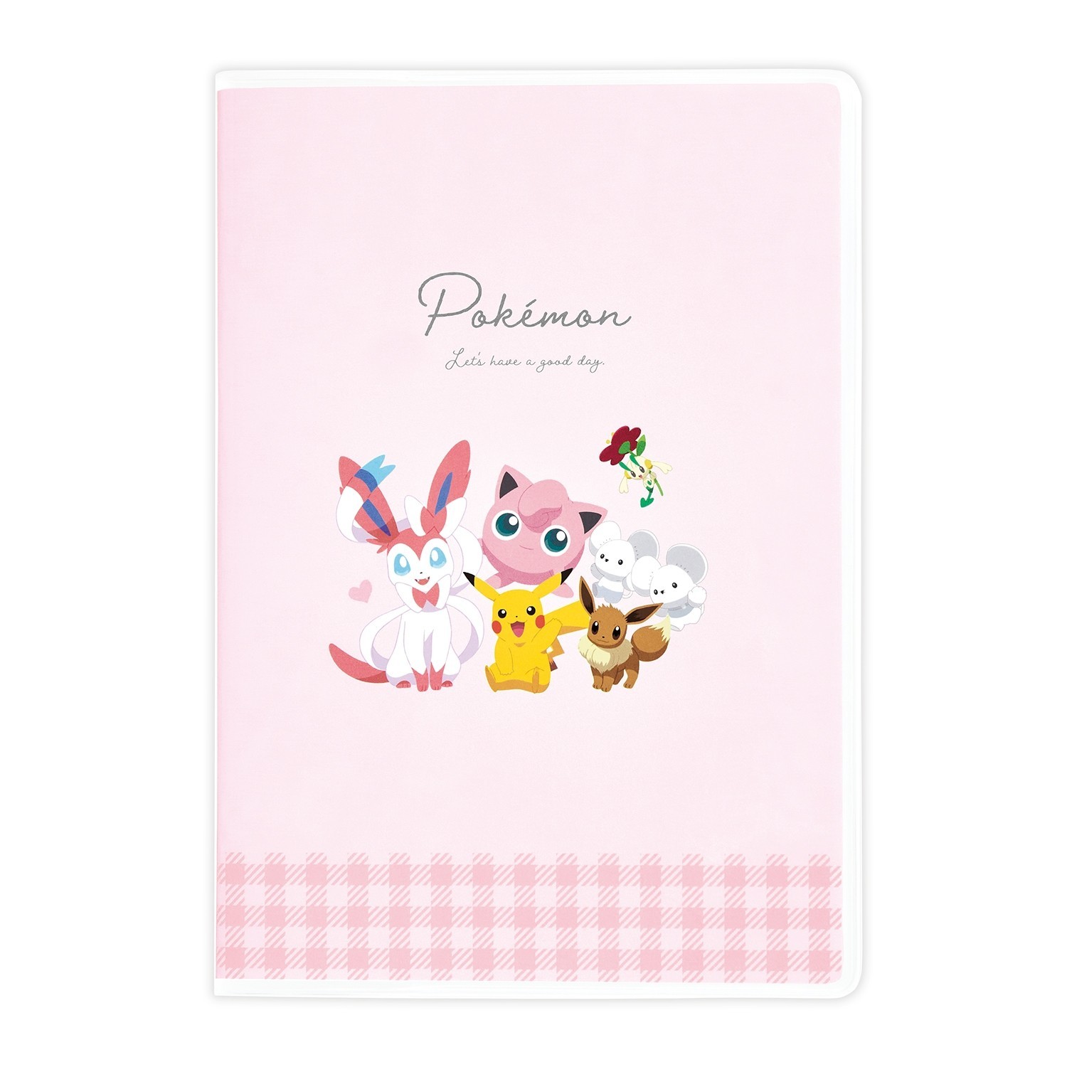 PC451 Pokemon Center B6 monthly Pink Check Pikachu Eevee Sylveons etc Japan PC451 Pokemon Center B6 monthly Pink Check Pikachu Eevee Sylveons etc Japan