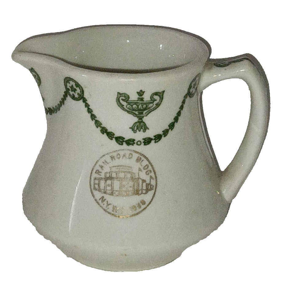 Vtg 1939 NY New York Worlds Fair NYWF Railroad Building Creamer Southern Railway Vtg 1939 NY New York Worlds Fair NYWF Railroad Building Creamer Southern Railway