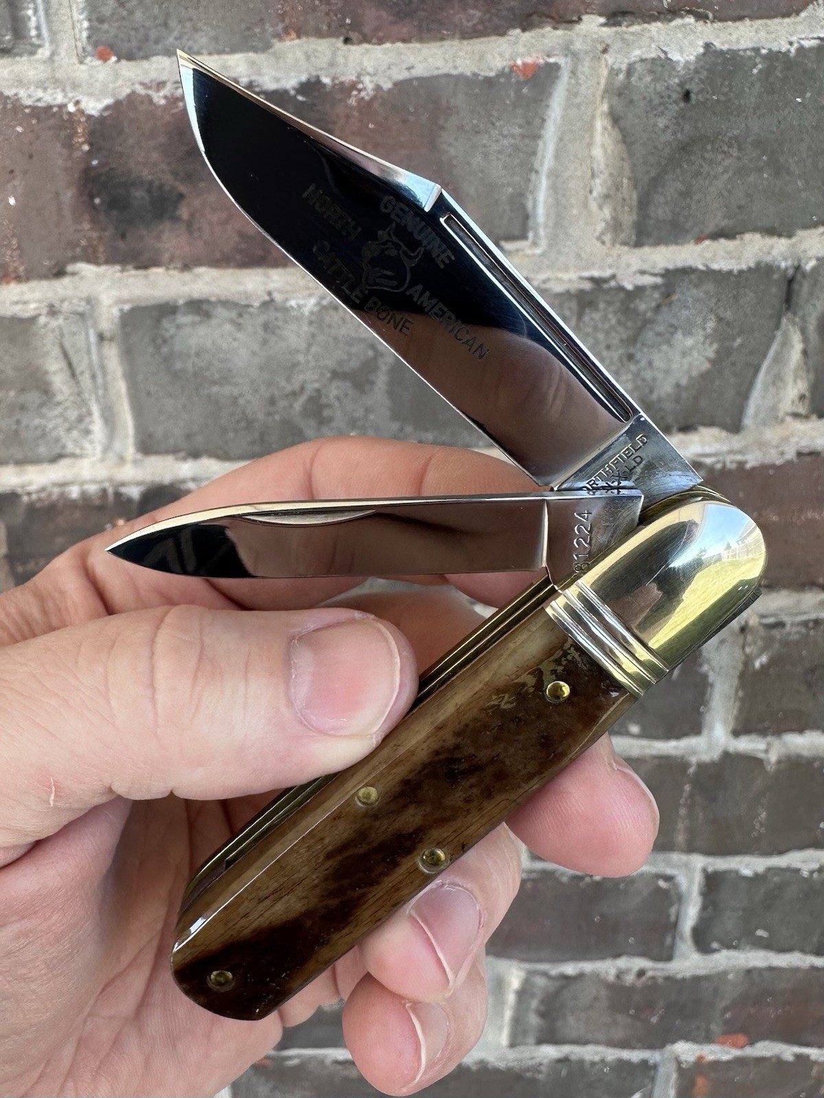 NEW Great Eastern Cutlery GEC 78 Marrow Bone No Bull Barlow Knife 781224 NEW Great Eastern Cutlery GEC 78 Marrow Bone No Bull Barlow Knife 781224