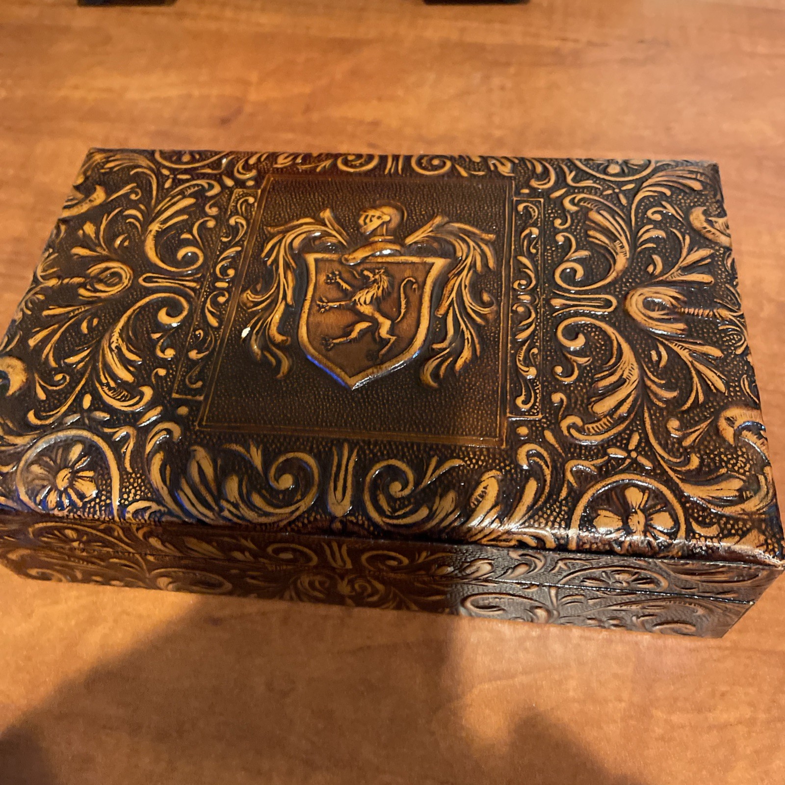Antique Tooled Box