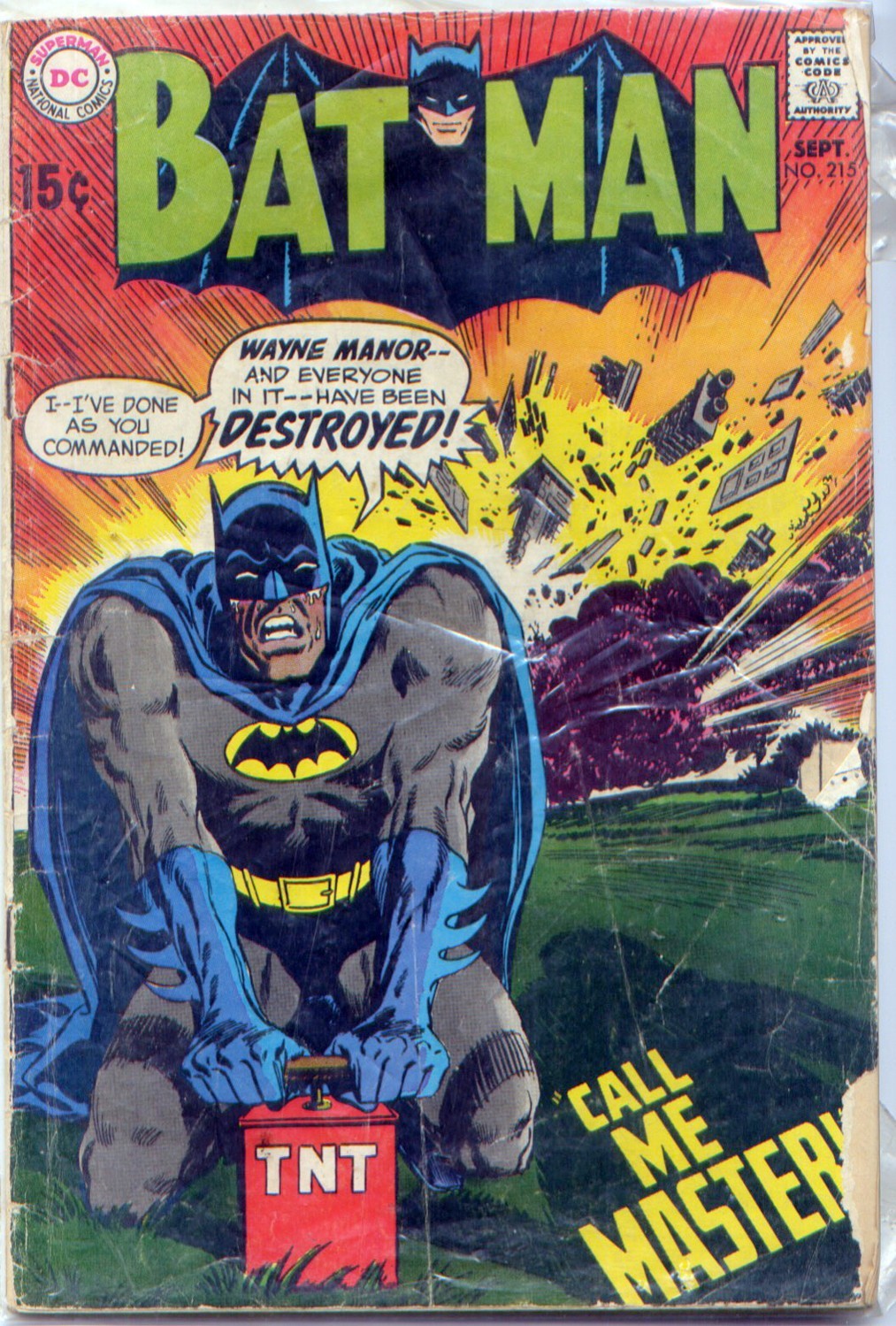 1969 Batman #215 - acceptable 1969 Batman #215 - acceptable