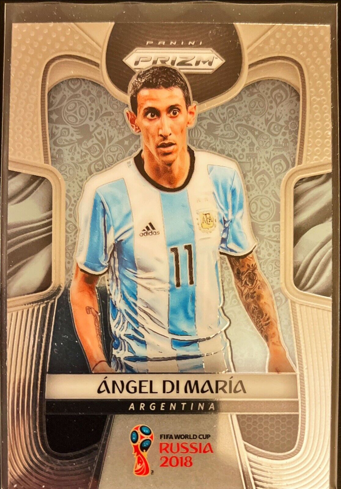 2018 Panini Prizm World Cup Angel Di Maria Base #2 Argentina